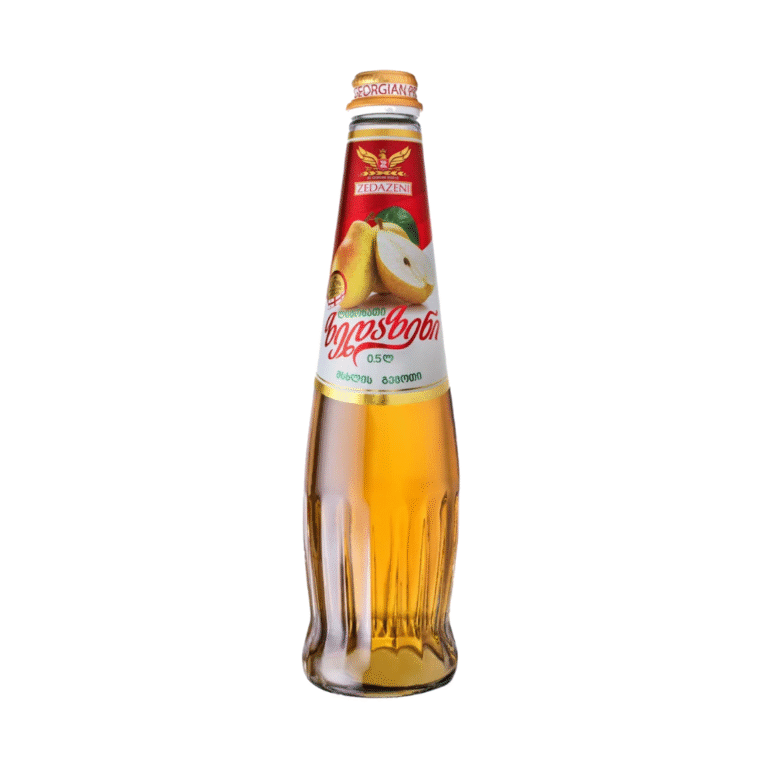 Zedazeni Armut Aromalı Gürcü Gazozu 500 ml Cam Şişe