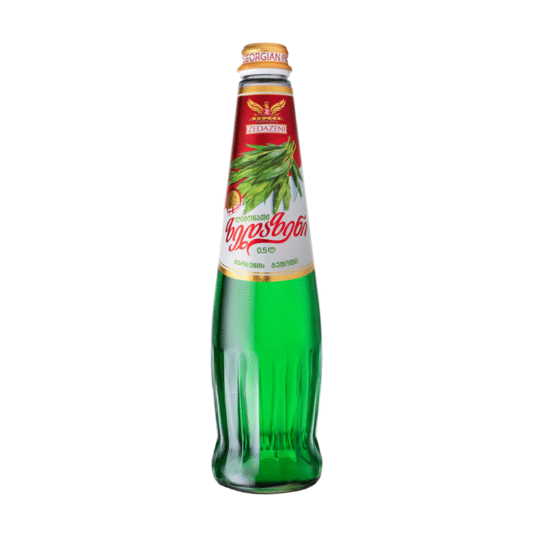 Zedazeni Tarhun Aromalı Gürcü Gazozu 500 ml Cam Şişe