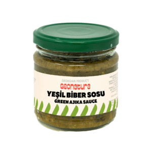 Geonatura | Georgian Adjika | Yeşil Biber Ajika Sosu (Acı) 210g