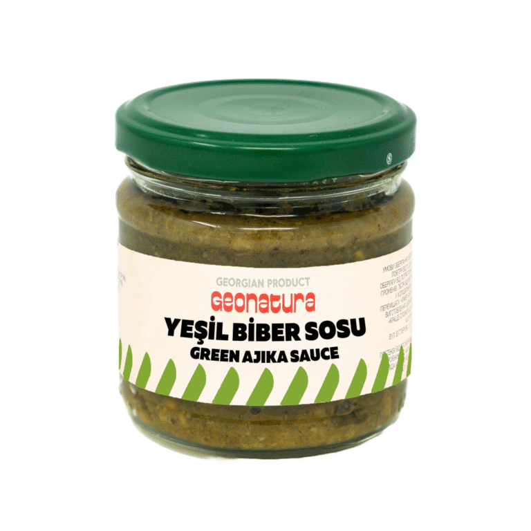 Geonatura Yeşil Biber Ajika Sosu Acı 210 g